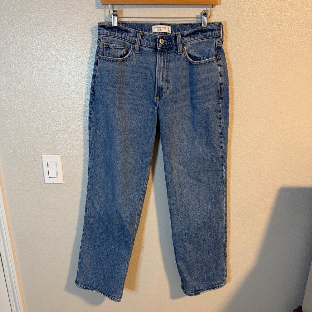 Abercrombie & Fitch Curve Love The Baggy Low Rise Jeans 26/2s